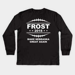 Frost '18 - Make Nebraska Great Again Kids Long Sleeve T-Shirt